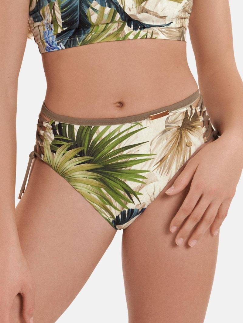 Bikini-hose Hohe Taille Hoch Ausgeschnitten Ensenada Damen Grün L von Lisca