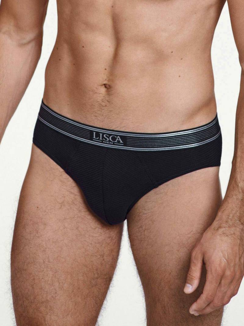 Briefs Zeus Herren Schwarz S von Lisca