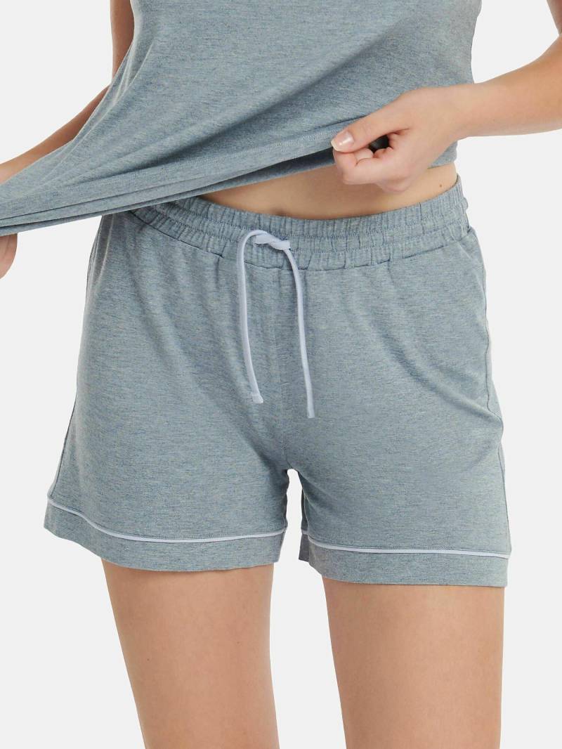 Pyjama-shorts-strümpfe Laura Damen Grau XL von Lisca