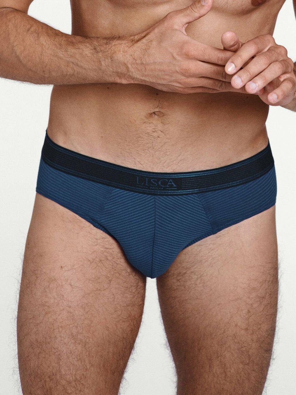 Slips Zeus Blau Herren Blau XXL von Lisca