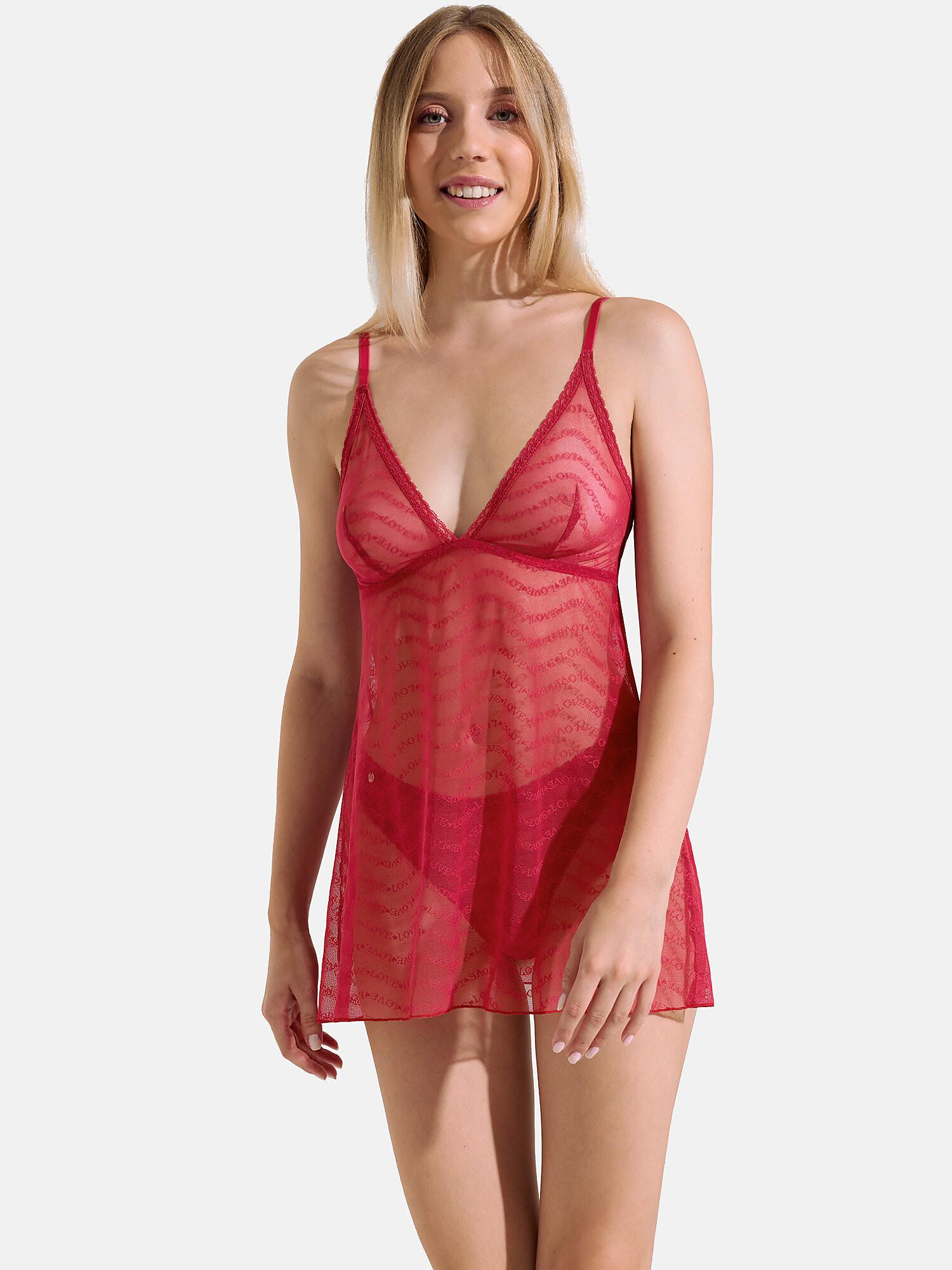 Negligé Honey Damen Rot Bunt L von Lisca