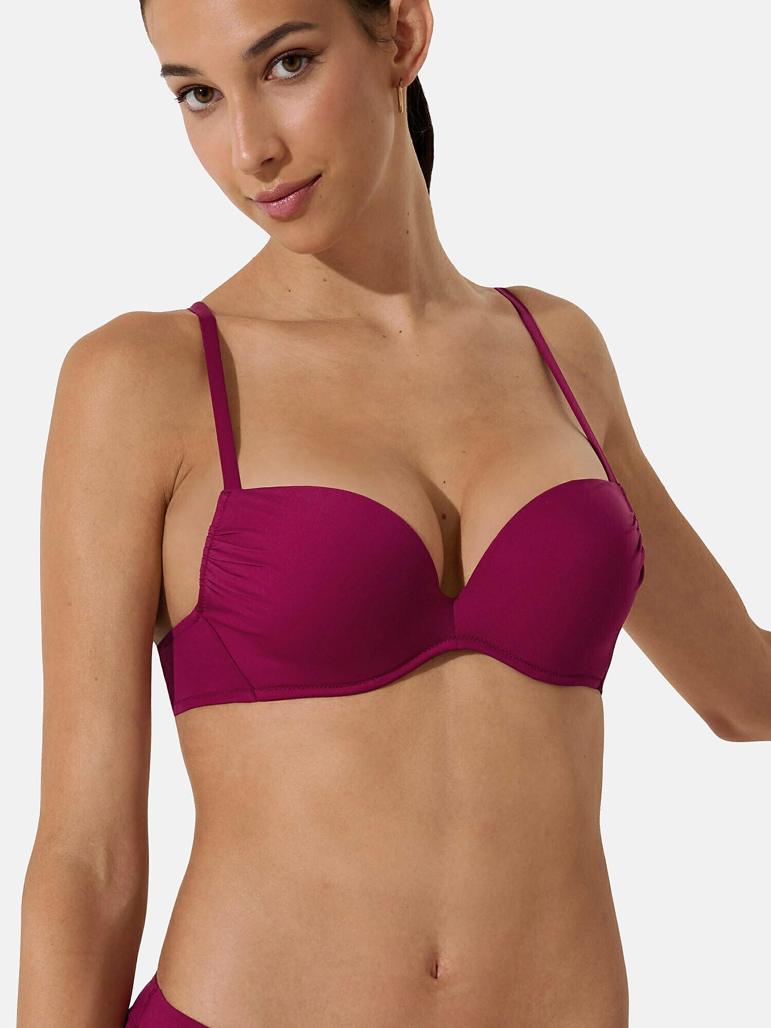 Push-up-badeanzug-oberteil Palma Damen Violett C/40 von Lisca