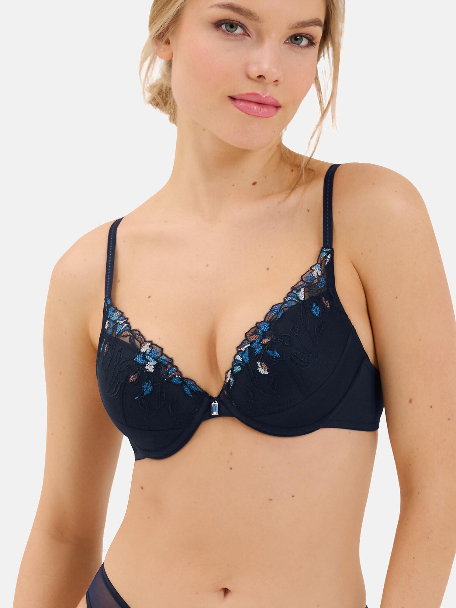 Push-up-bh Mirabelle Damen Blau A/75 von Lisca