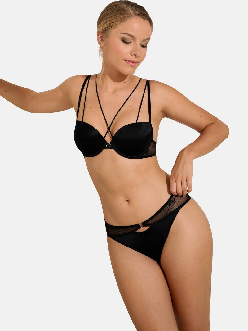 Push-up-bh Nightscape Damen Violett Bedruckt A/75 von Lisca