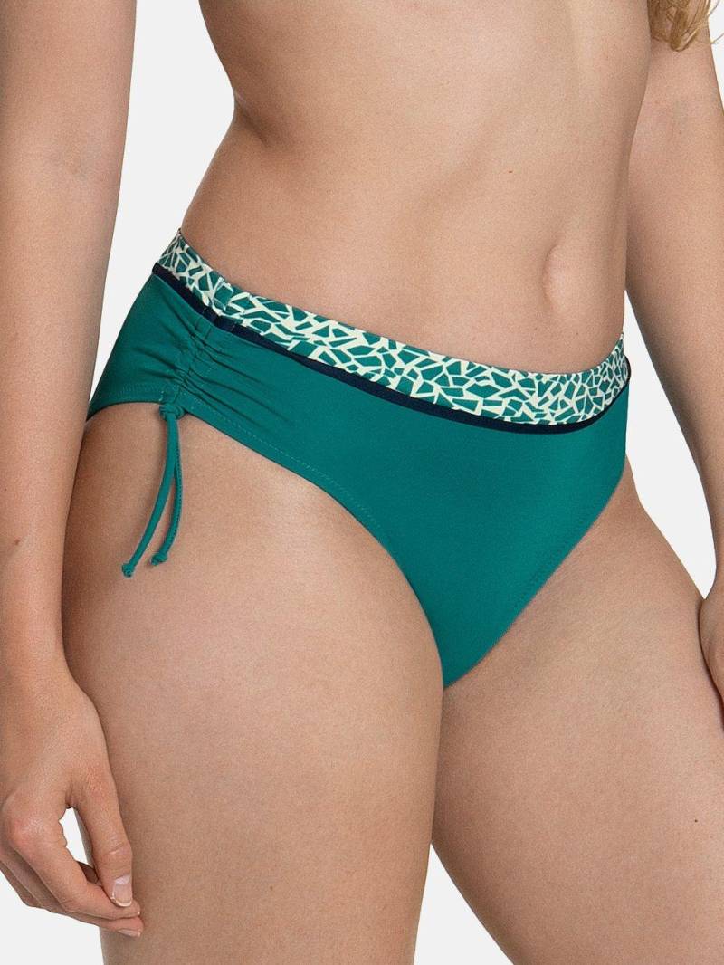 Bikini-hose Mit Seitlicher Raffung Utila Damen Grün 38 von Lisca