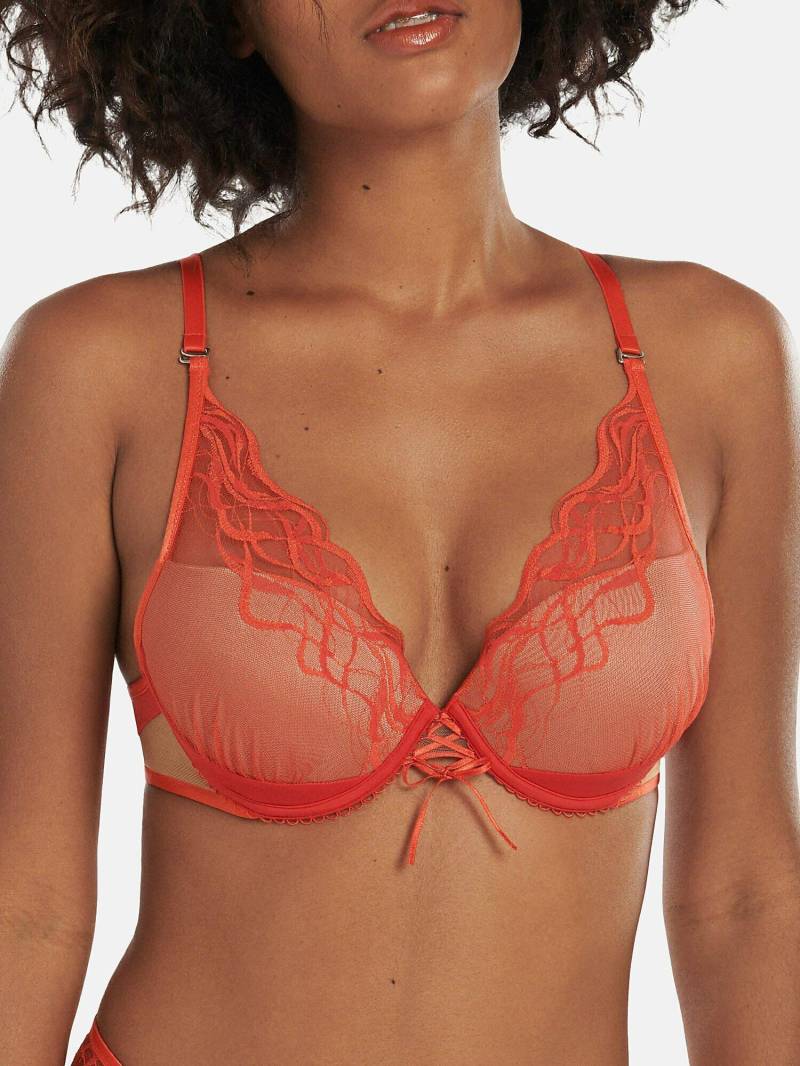 Push-up-bh Mit Mehreren Positionen Dione Damen Rot Bunt A/70 von Lisca