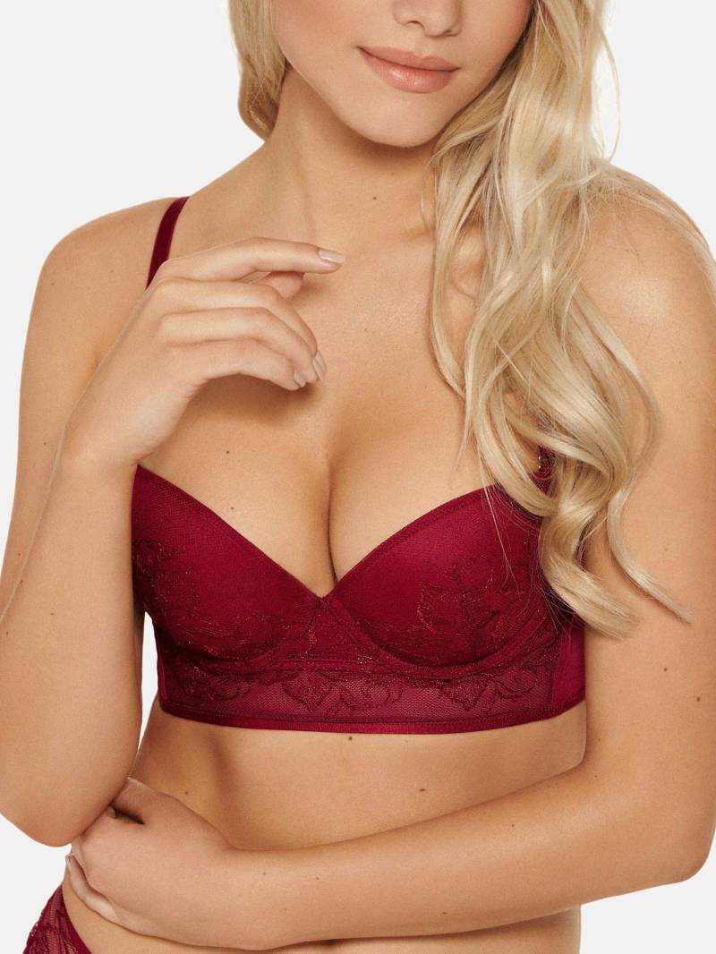 Push-up-balconnet-bh Ruby Damen Rot Bunt C/85 von Lisca