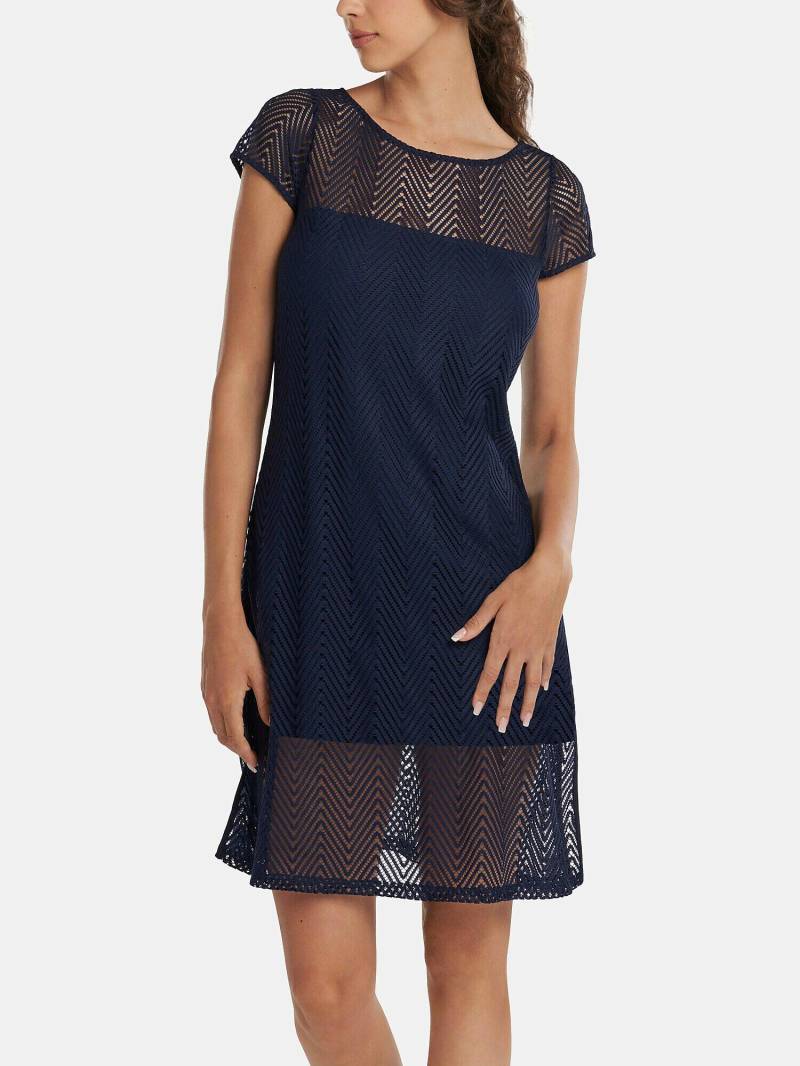 Sommerkleid Mit Kurzen Ärmeln Santorini Damen Blau M von Lisca