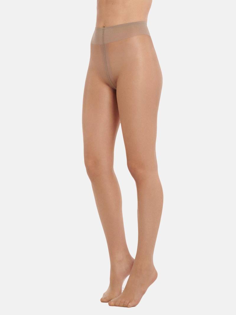 Strumpfhose 10 Den Transparent Selection Damen Light Beige M von Lisca