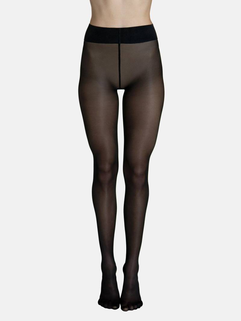 Strumpfhose 40 Den Transparent Selection Damen Schwarz M von Lisca