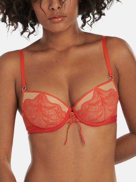 Vorgeformter Bh Dione Damen Rot Bunt B/85 von Lisca