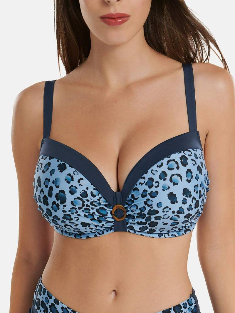 Vorgeformtes Bikinioberteil Veracruz B Bis E Unisex Blau B/42 von Lisca