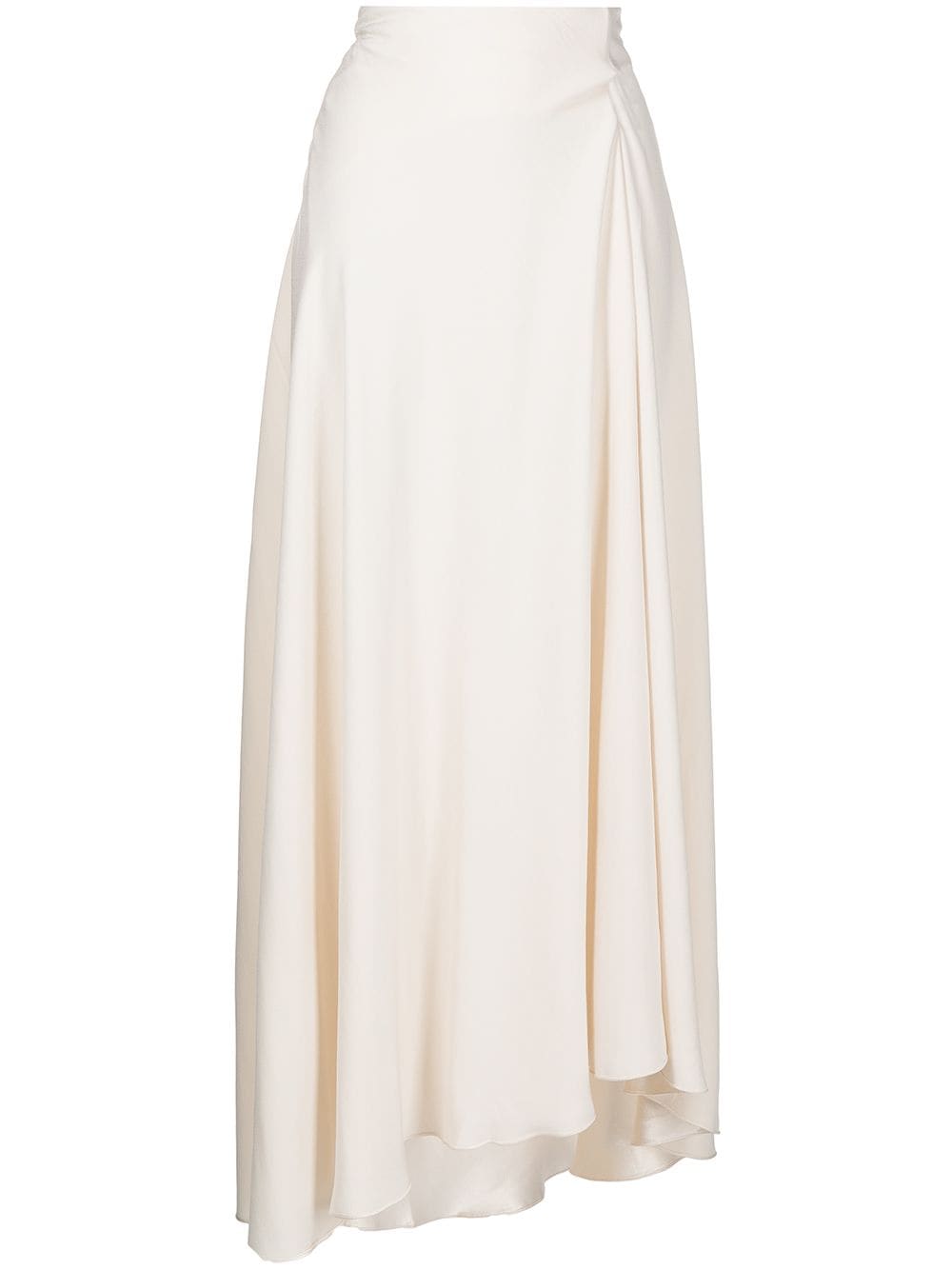 Litkovskaya Bloom cut-out midi skirt - White von Litkovskaya