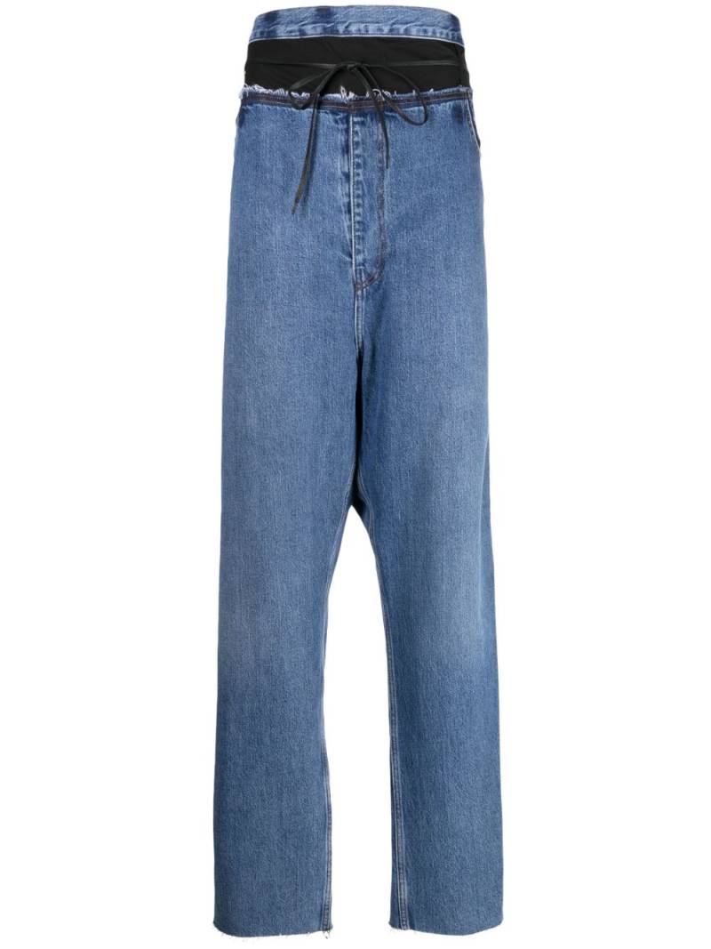 Litkovskaya high-waisted straight-leg jeans - Blue von Litkovskaya