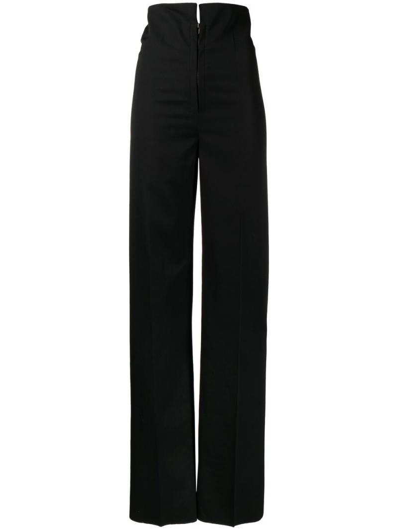 Litkovskaya high-waisted wool trousers - Black von Litkovskaya