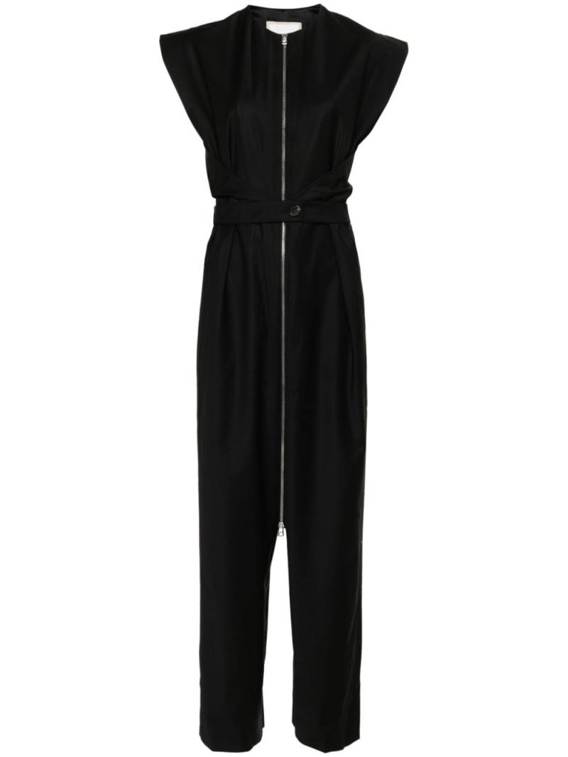 Litkovskaya zipped belted jumpsuit - Black von Litkovskaya