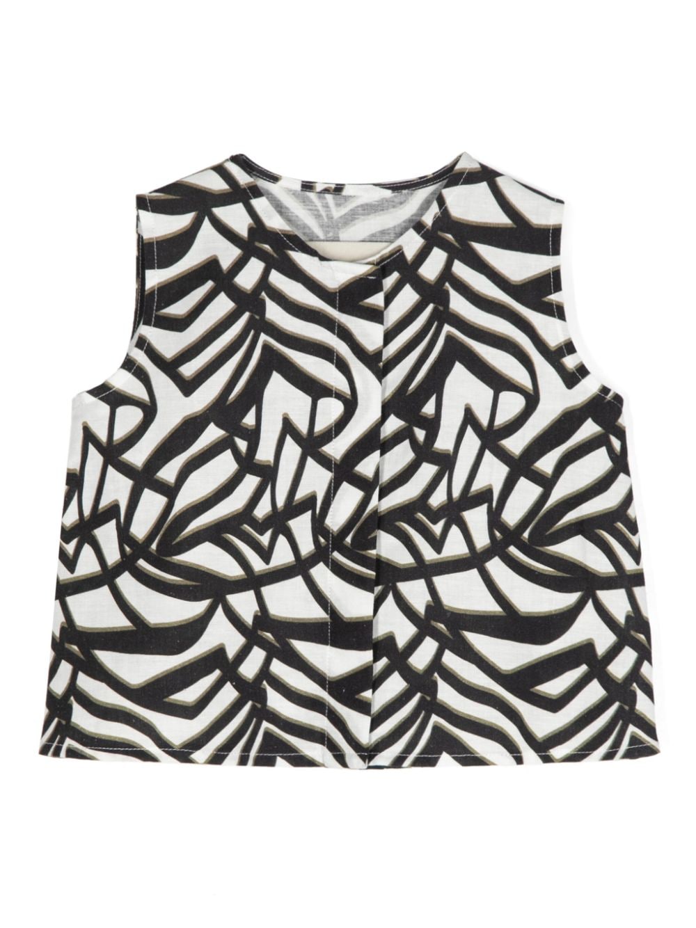 Little Bambah geometric top - White von Little Bambah