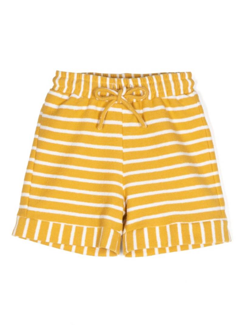 Little Bambah striped knitted shorts - Yellow von Little Bambah