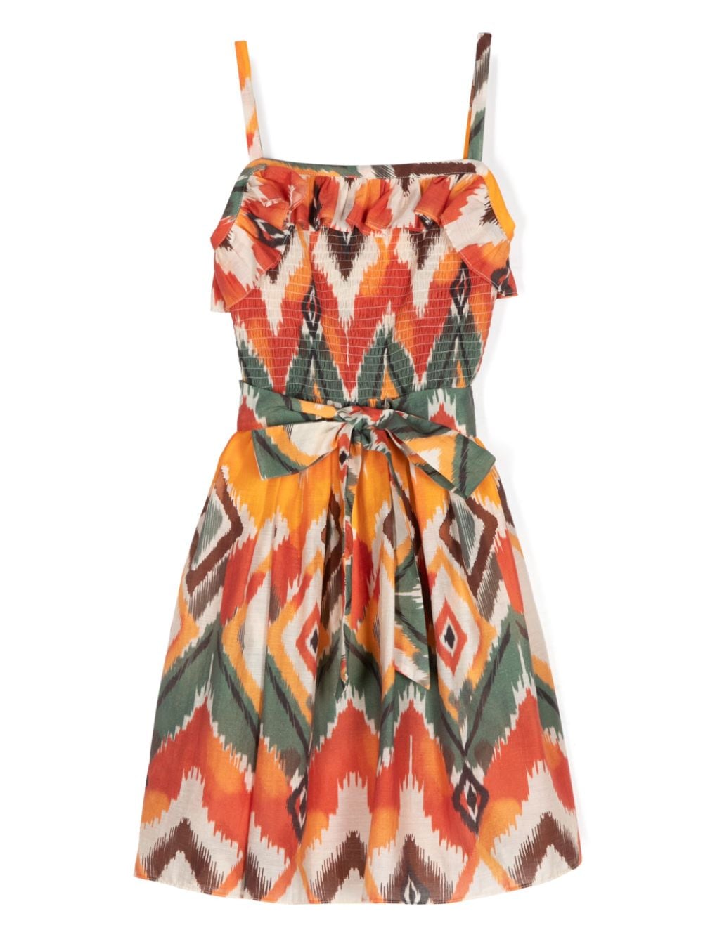 Little Bambah tie-dye cotton dress - Orange von Little Bambah