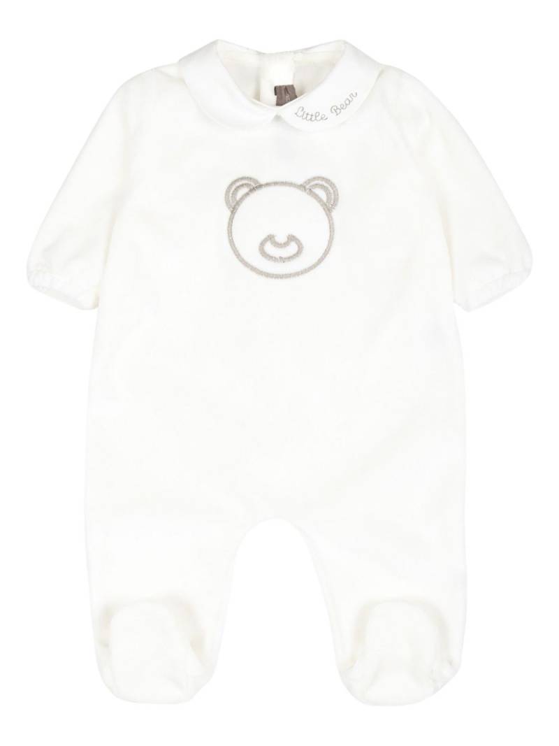 Little Bear bear-motif romper - White von Little Bear