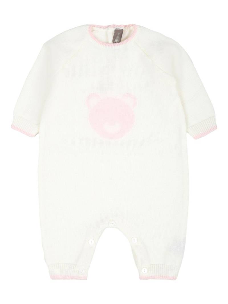 Little Bear bear-motif romper - White von Little Bear