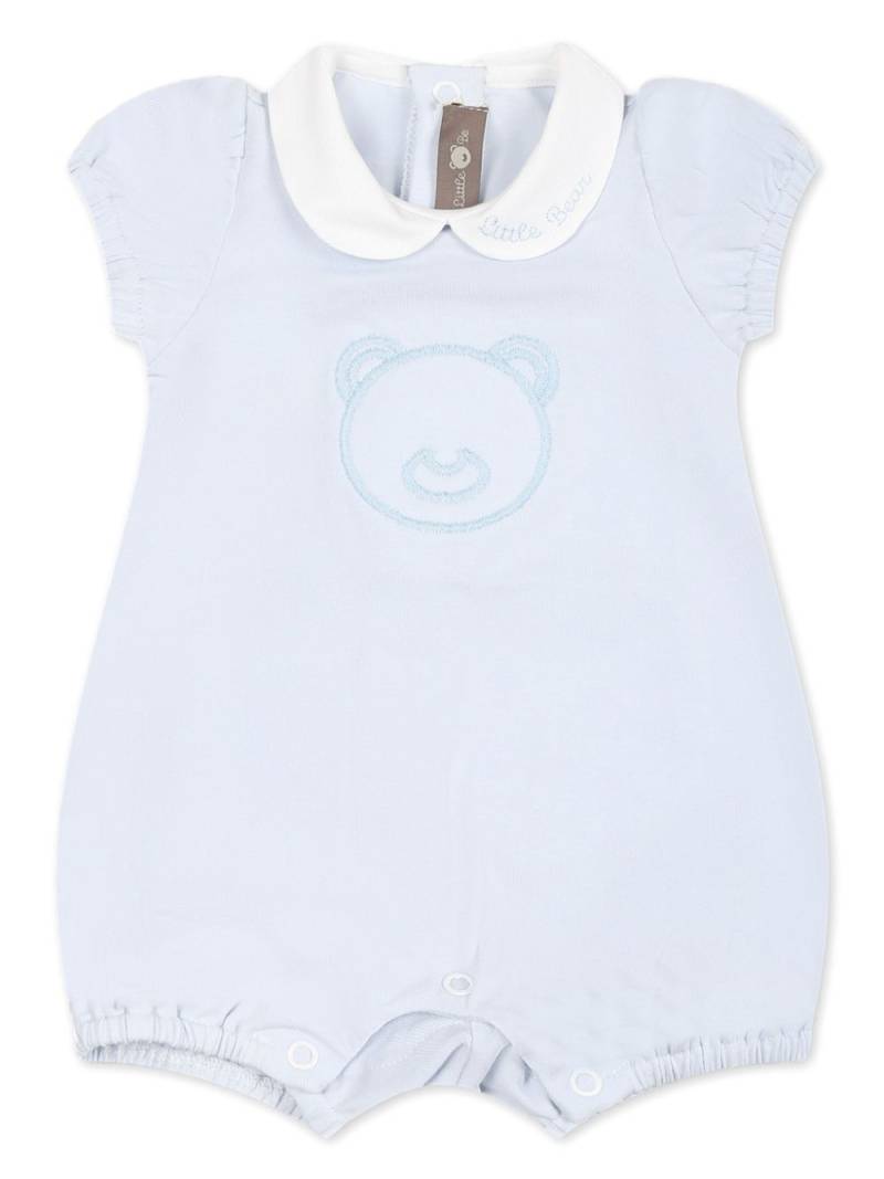 Little Bear logo-embroidered cotton shorties - Blue von Little Bear