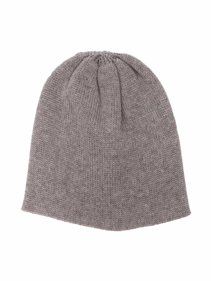 Little Bear ribbed-knit beanie - Brown von Little Bear