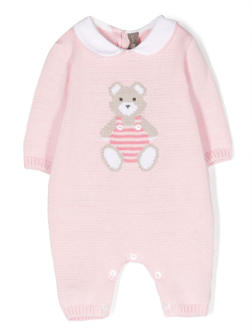 Little Bear teddy bear knitted rompers - Pink von Little Bear