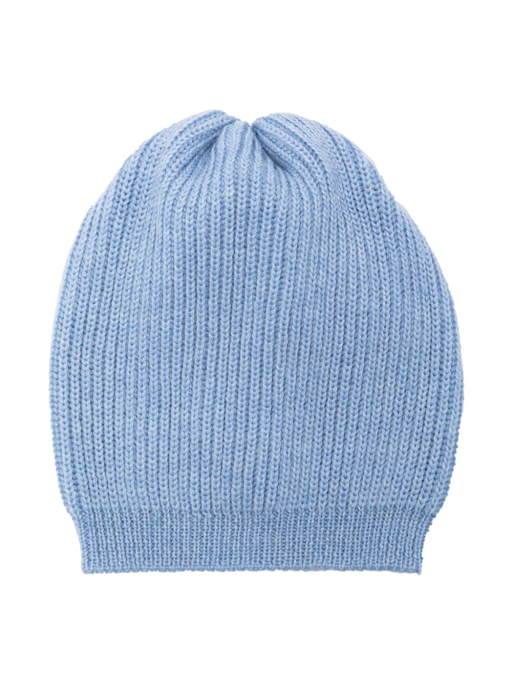 Little Bear virgin wool ribbed beanie - Blue von Little Bear