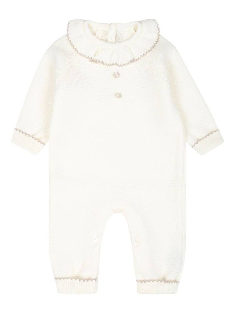 Little Bear wool romper - White von Little Bear