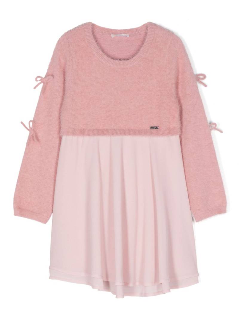 Liu Jo Kids bow-detail dress - Pink von Liu Jo Kids