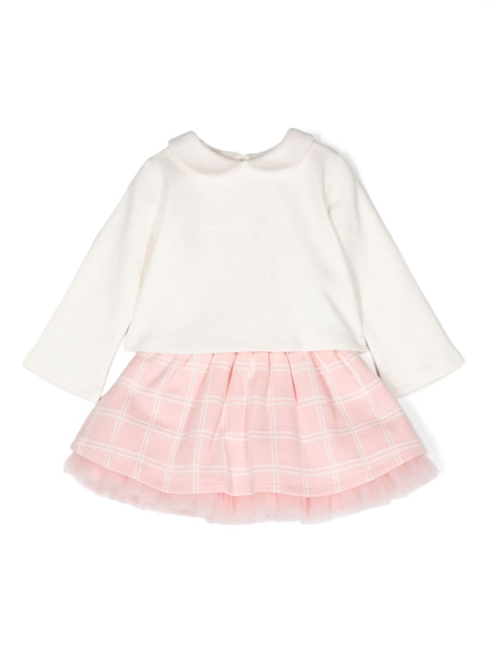 Liu Jo Kids checked skirt set - Neutrals von Liu Jo Kids