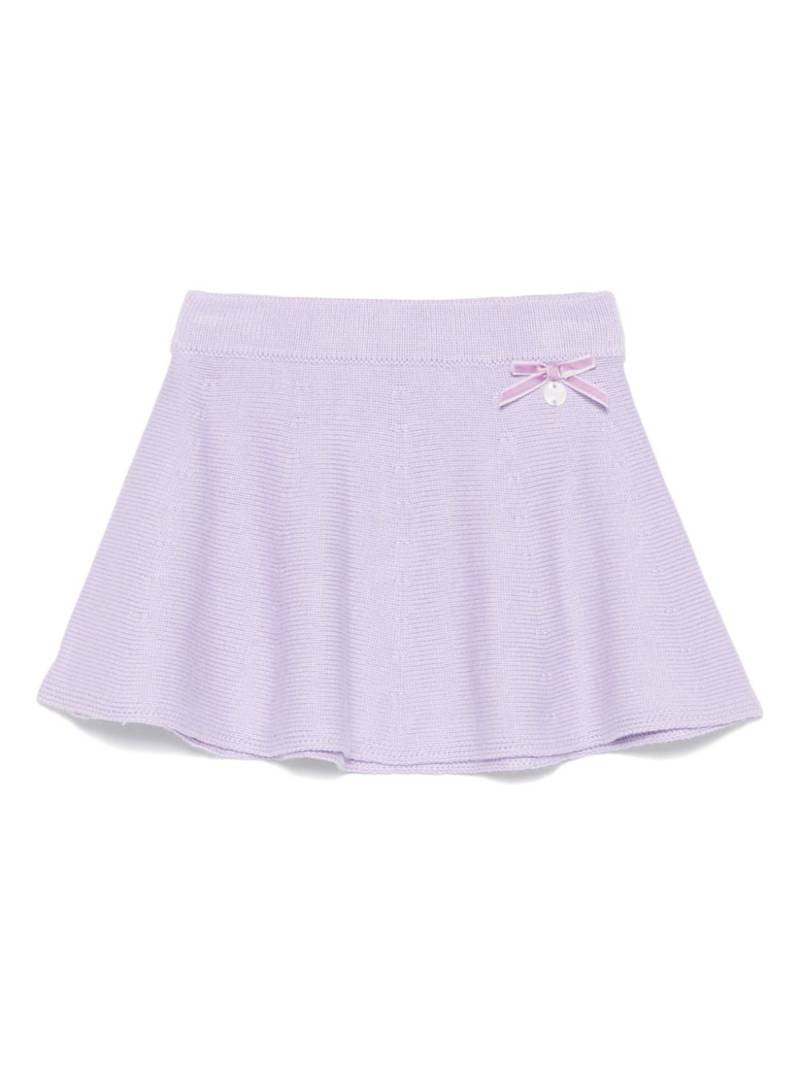 Liu Jo Kids knitted skirt - Purple von Liu Jo Kids