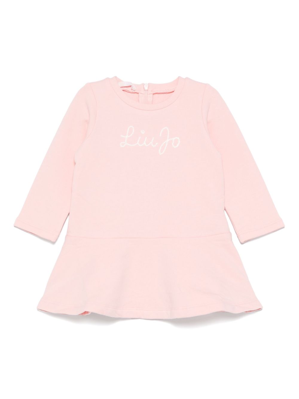 Liu Jo Kids logo-embroidered dress - Pink von Liu Jo Kids