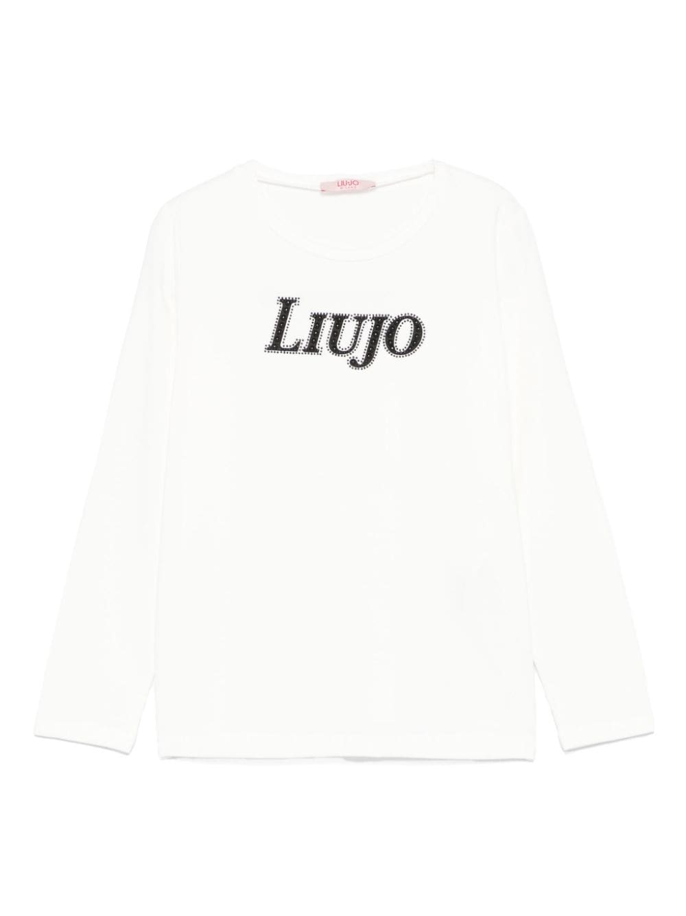 Liu Jo Kids studded-logo T-shirt - White von Liu Jo Kids