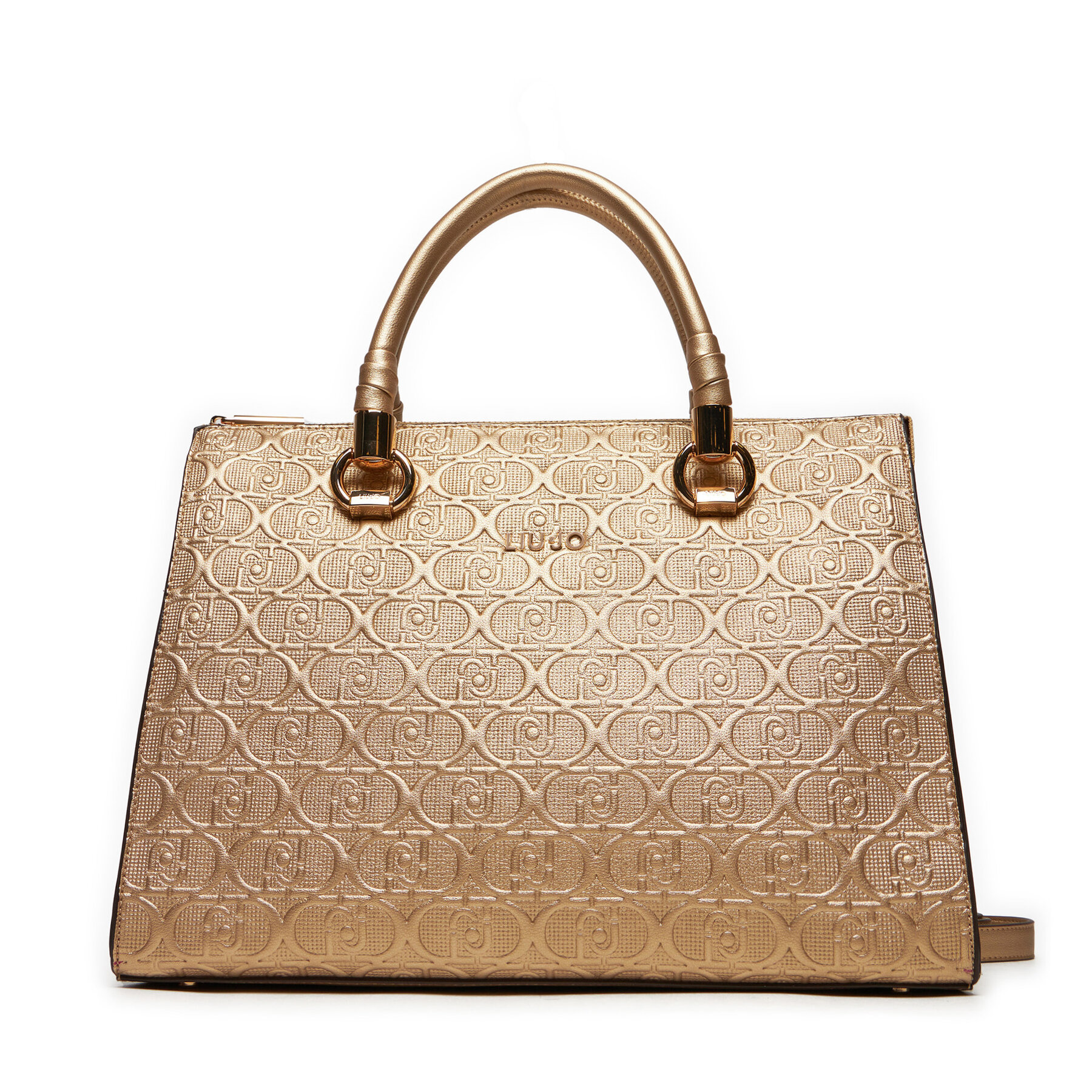 Handtasche Liu Jo Ecs M Satchel AF4319 E0538 Goldfarben Handtasche Liu Jo Ecs M Satchel AF4319 E0538 Goldfarben von Liu Jo