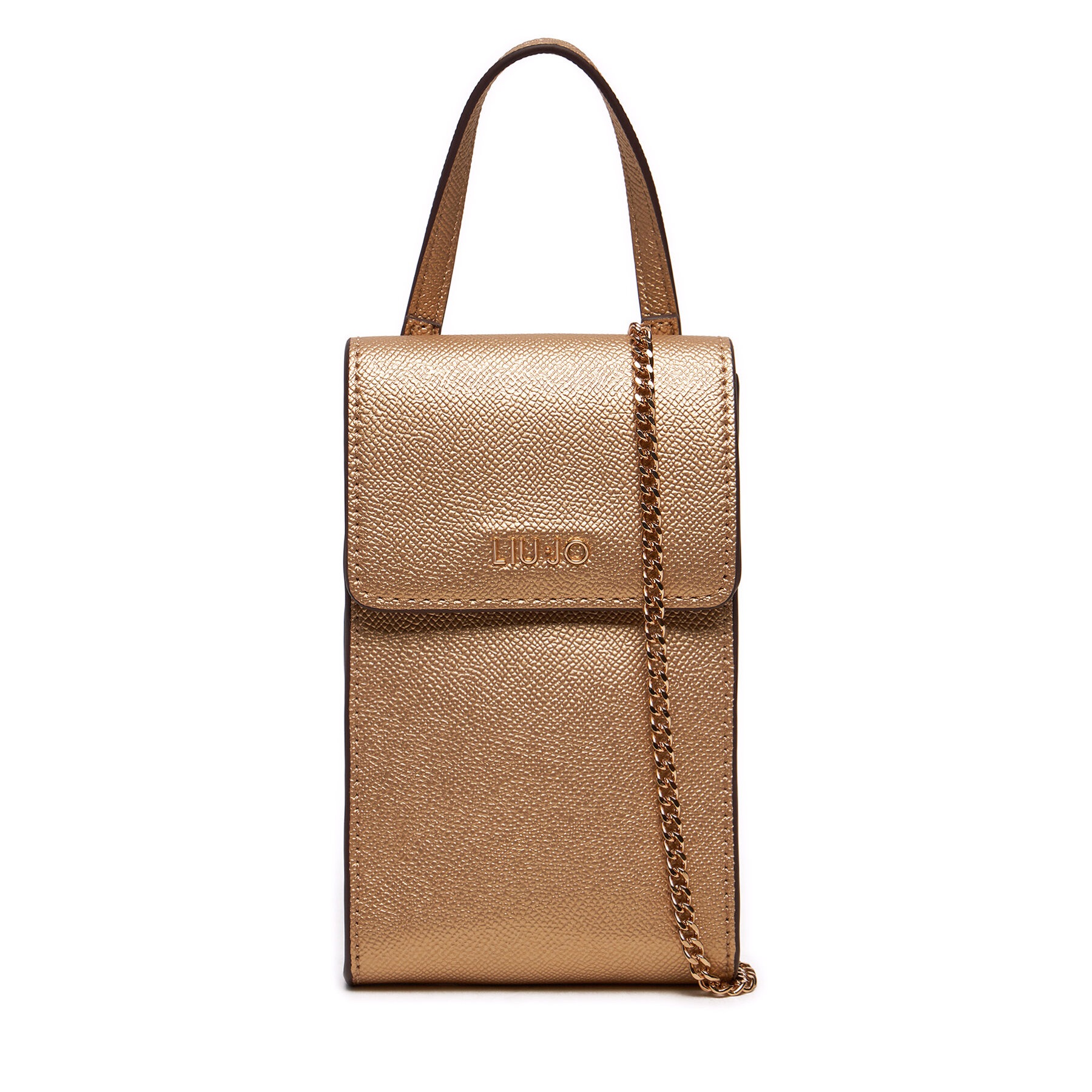 Handtasche Liu Jo Ecs Phone Holder AF4011 E0087 Goldfarben Handtasche Liu Jo Ecs Phone Holder AF4011 E0087 Goldfarben von Liu Jo