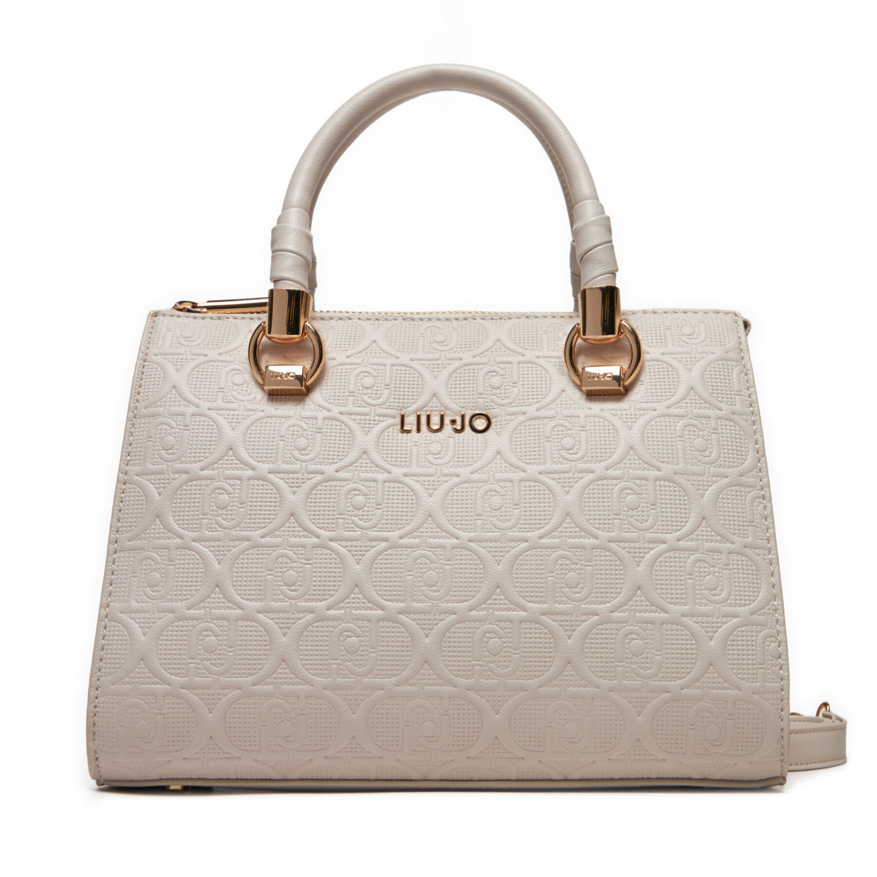 Handtasche Liu Jo Ecs S Satchel AF4251 E0538 Écru von Liu Jo