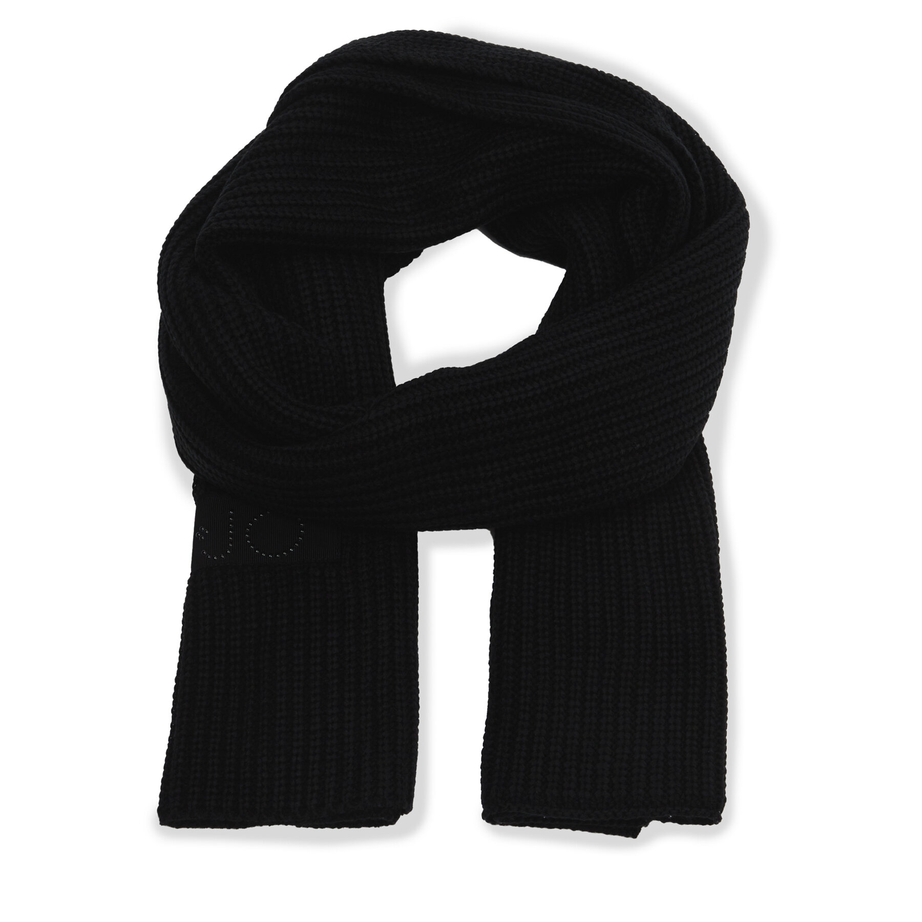 Schal Liu Jo Sciarpa Logo C/Appli 2F3040 M0300 Schwarz Schal Liu Jo Sciarpa Logo C/Appli 2F3040 M0300 Schwarz von Liu Jo