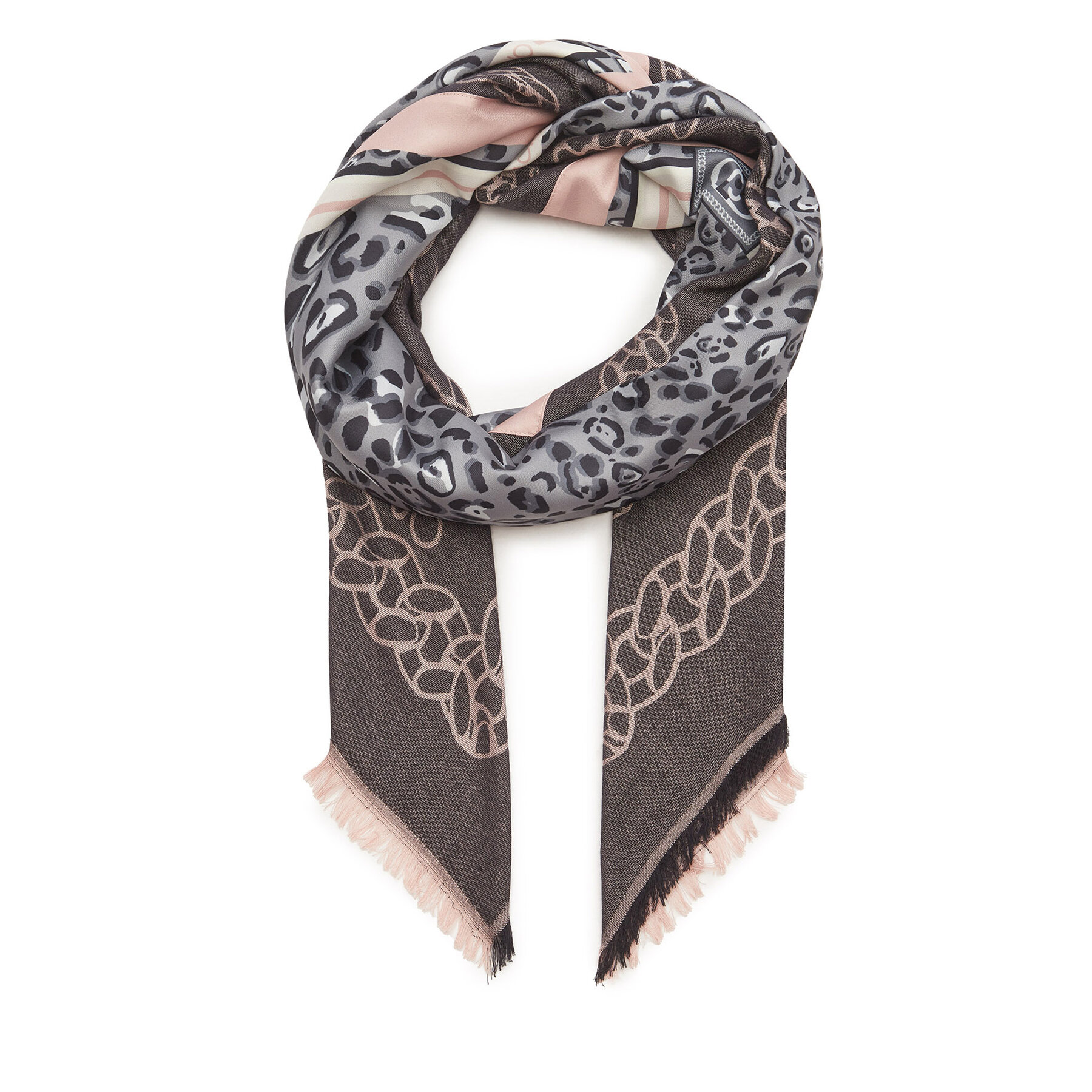 Schal Liu Jo Square Jacquard C/F 2F4049 T0300 Grau Schal Liu Jo Square Jacquard C/F 2F4049 T0300 Grau von Liu Jo