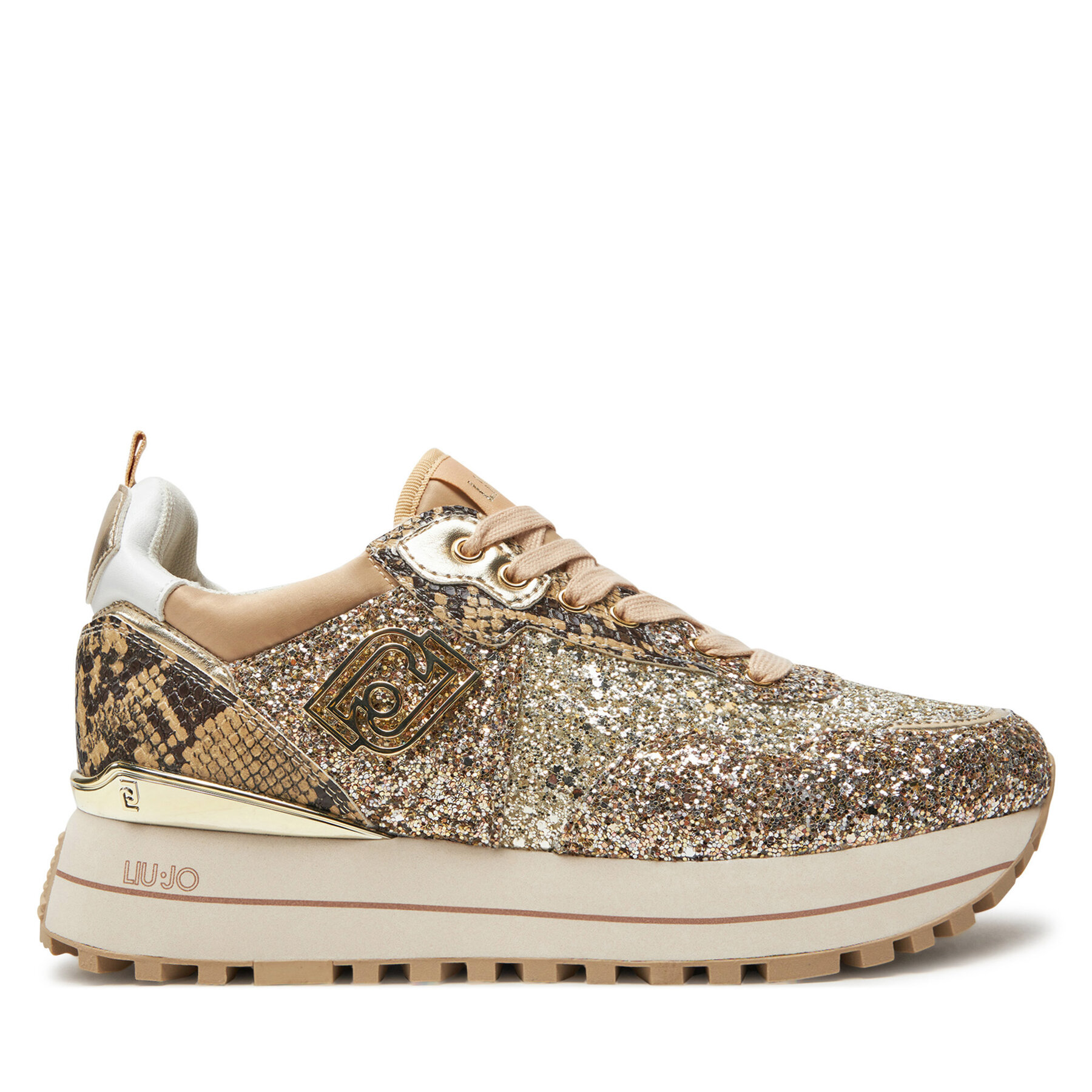 Sneakers Liu Jo Maxi Wonder 01 BF4001 TX007 Goldfarben von Liu Jo