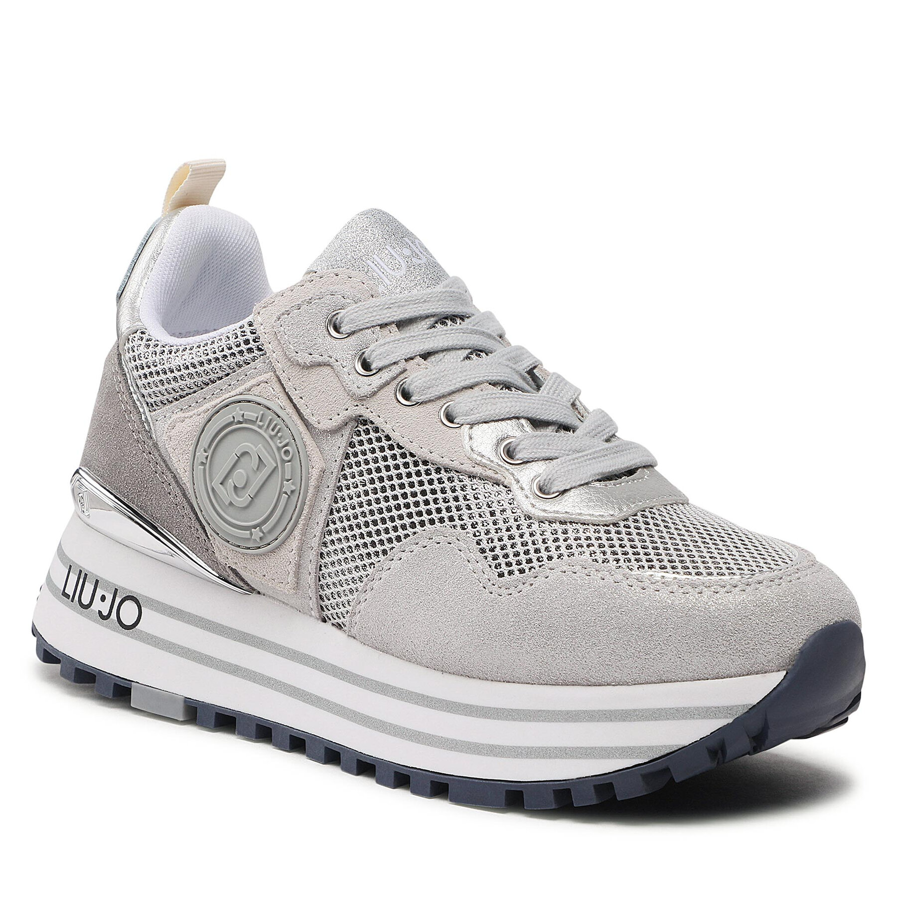 Sneakers Liu Jo Maxi Wonder 48 BF2095 PX253 Silberfarben Sneakers Liu Jo Maxi Wonder 48 BF2095 PX253 Silberfarben von Liu Jo