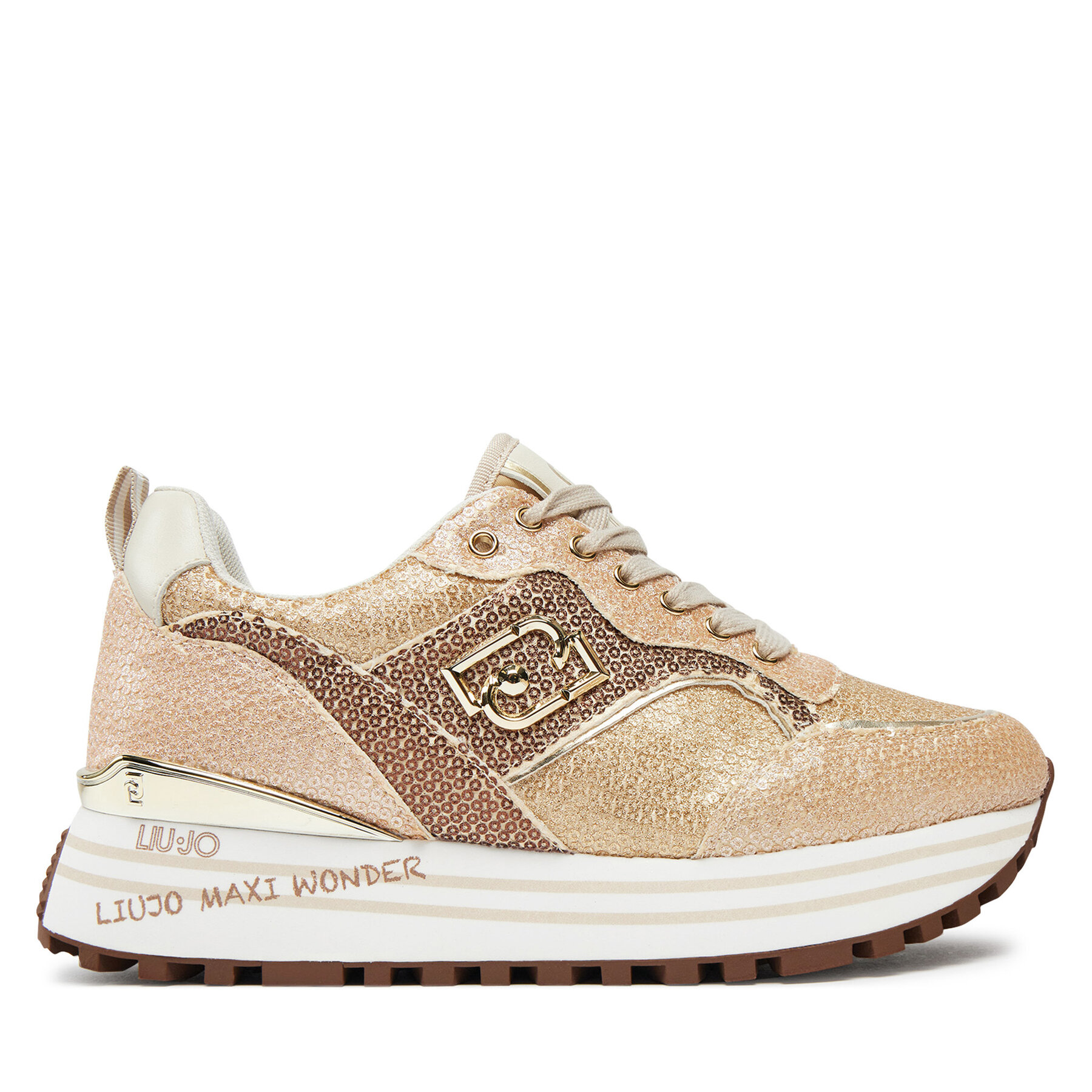 Sneakers Liu Jo Maxi Wonder 73 BF4007 PX520 Goldfarben Sneakers Liu Jo Maxi Wonder 73 BF4007 PX520 Goldfarben von Liu Jo