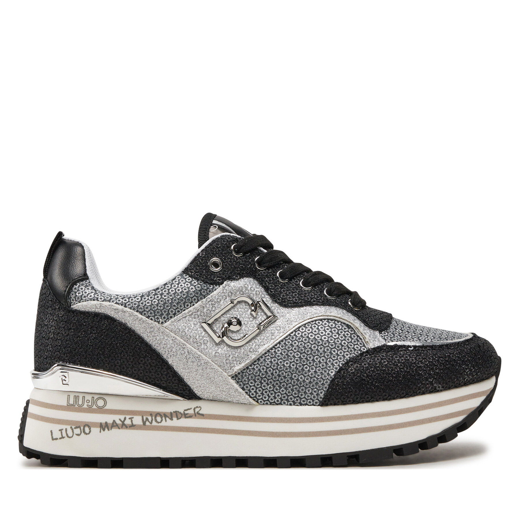 Sneakers Liu Jo Maxi Wonder 73 BF4007 TX423 Silberfarben Sneakers Liu Jo Maxi Wonder 73 BF4007 TX423 Silberfarben von Liu Jo