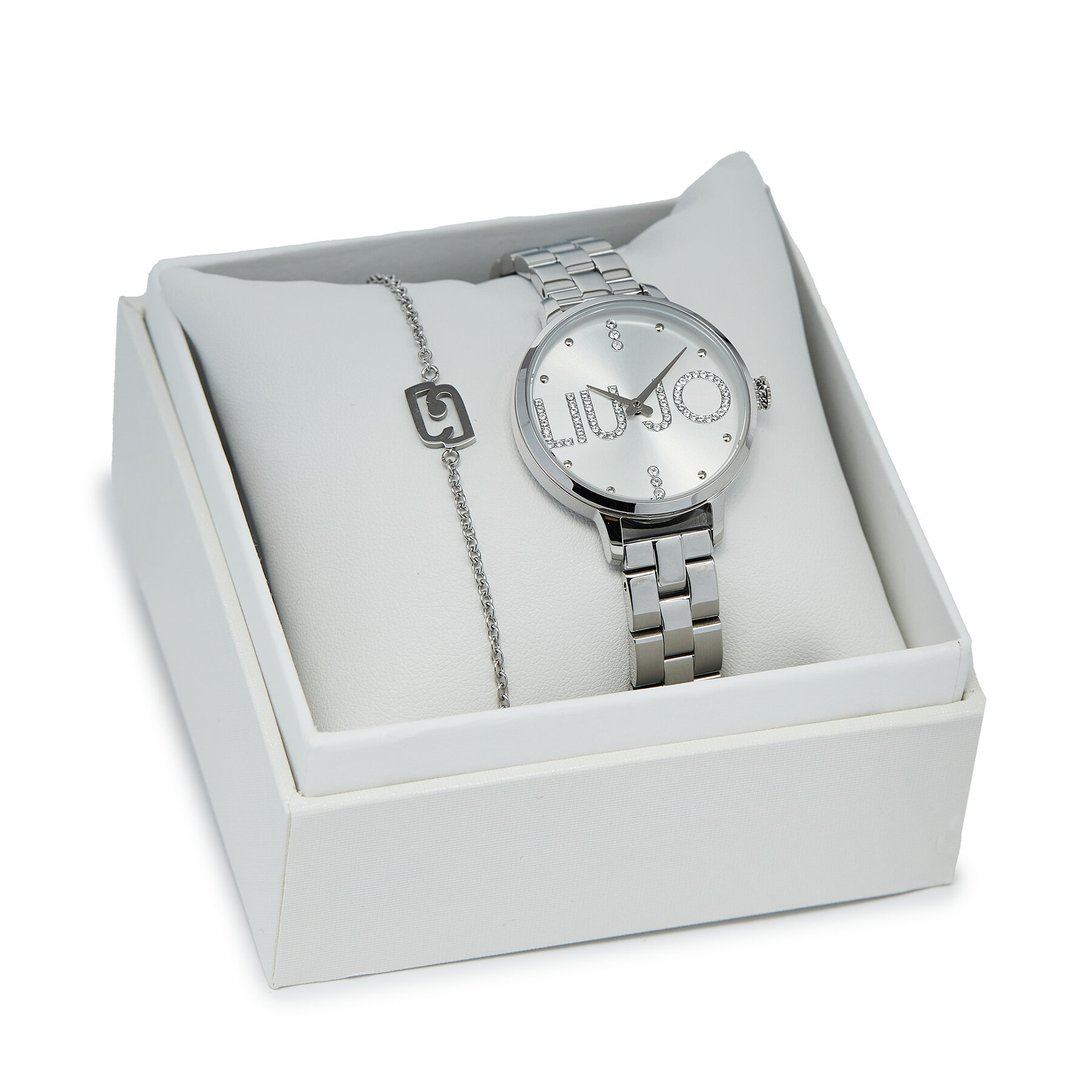 Uhr und Armband Set Liu Jo Couple Plus TLJ2036 Silberfarben Uhr und Armband Set Liu Jo Couple Plus TLJ2036 Silberfarben von Liu Jo