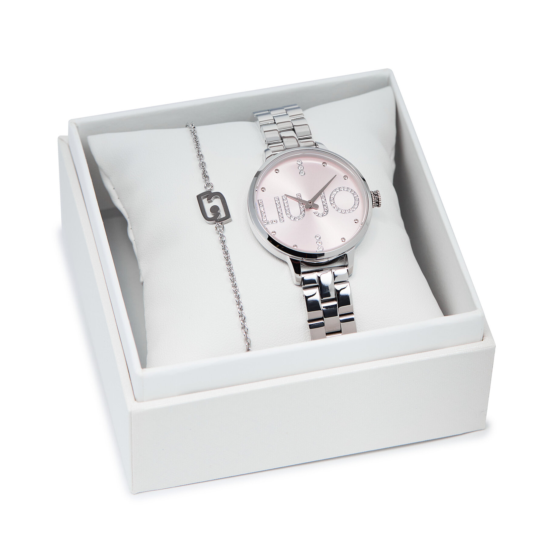 Uhr und Armband Set Liu Jo Couple Plus TLJ2038 Silberfarben Uhr und Armband Set Liu Jo Couple Plus TLJ2038 Silberfarben von Liu Jo