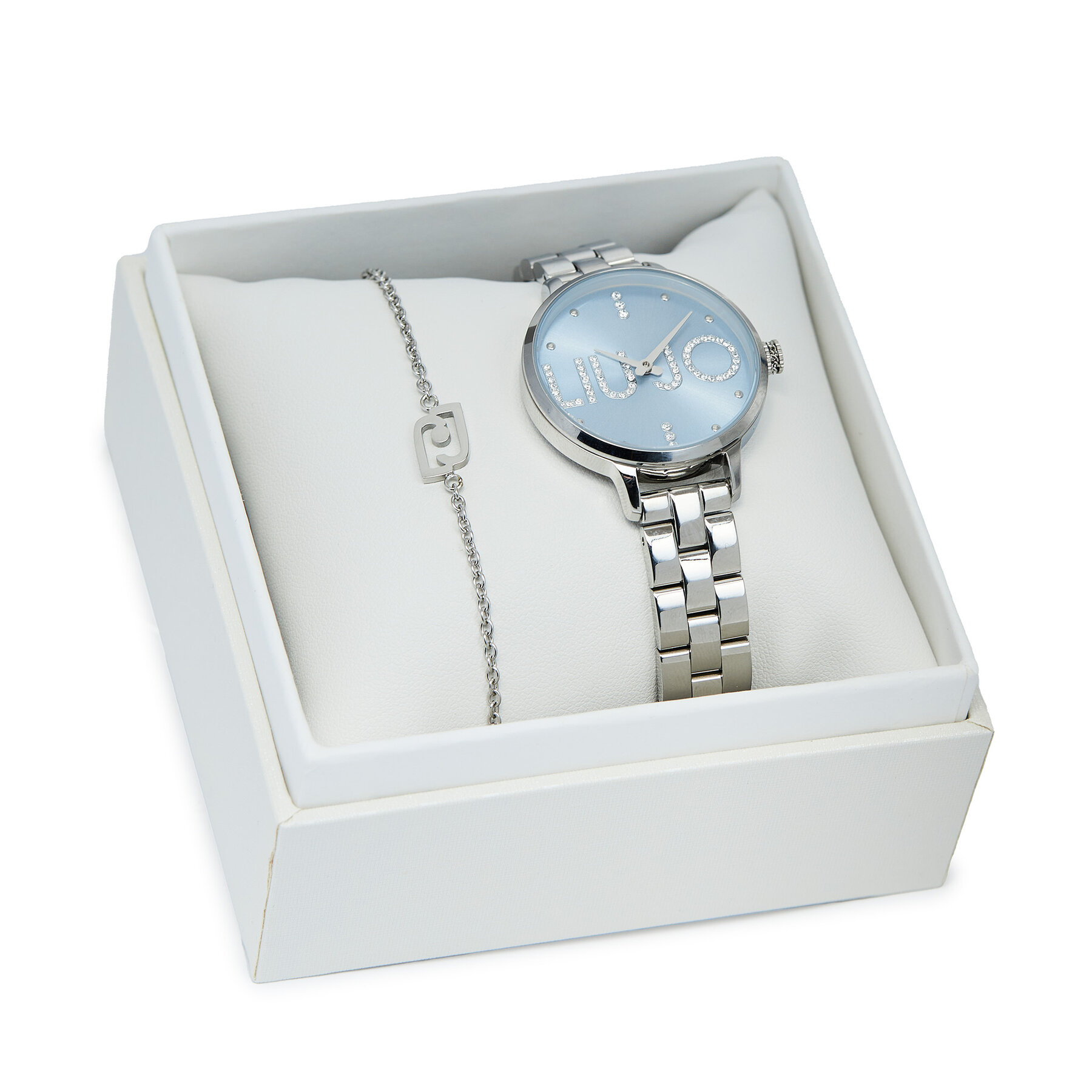 Uhr und Armband Set Liu Jo Couple Plus TLJ2039 Silberfarben Uhr und Armband Set Liu Jo Couple Plus TLJ2039 Silberfarben von Liu Jo