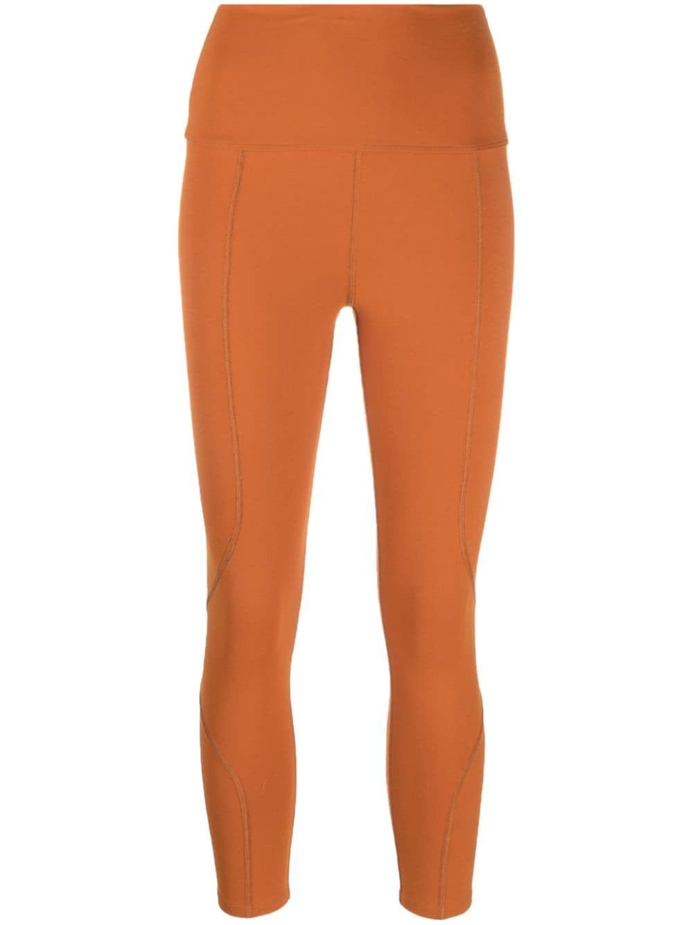 Live The Process Geometric 7/8 high-waist leggings - Orange von Live The Process