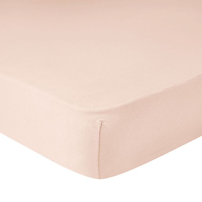 Jersey Fixleintuch für Boxspringbett Superstretch, beige von Living Home