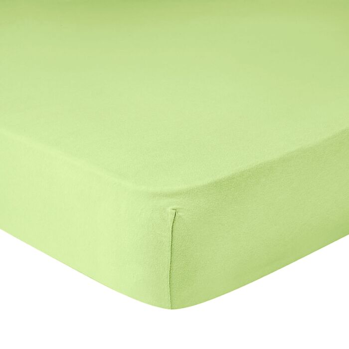 Jersey Fixleintuch für Boxspringbett Superstretch, kiwi von Living Home